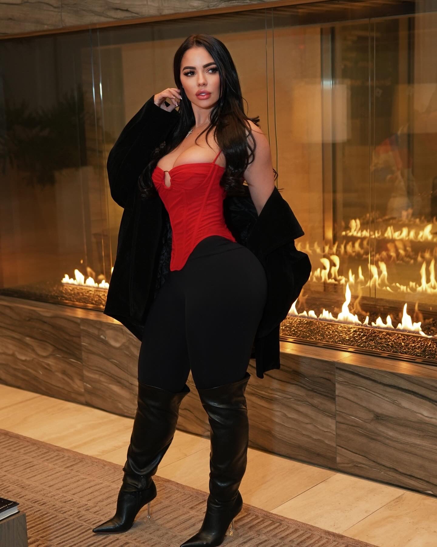 Sweetheart Corset red