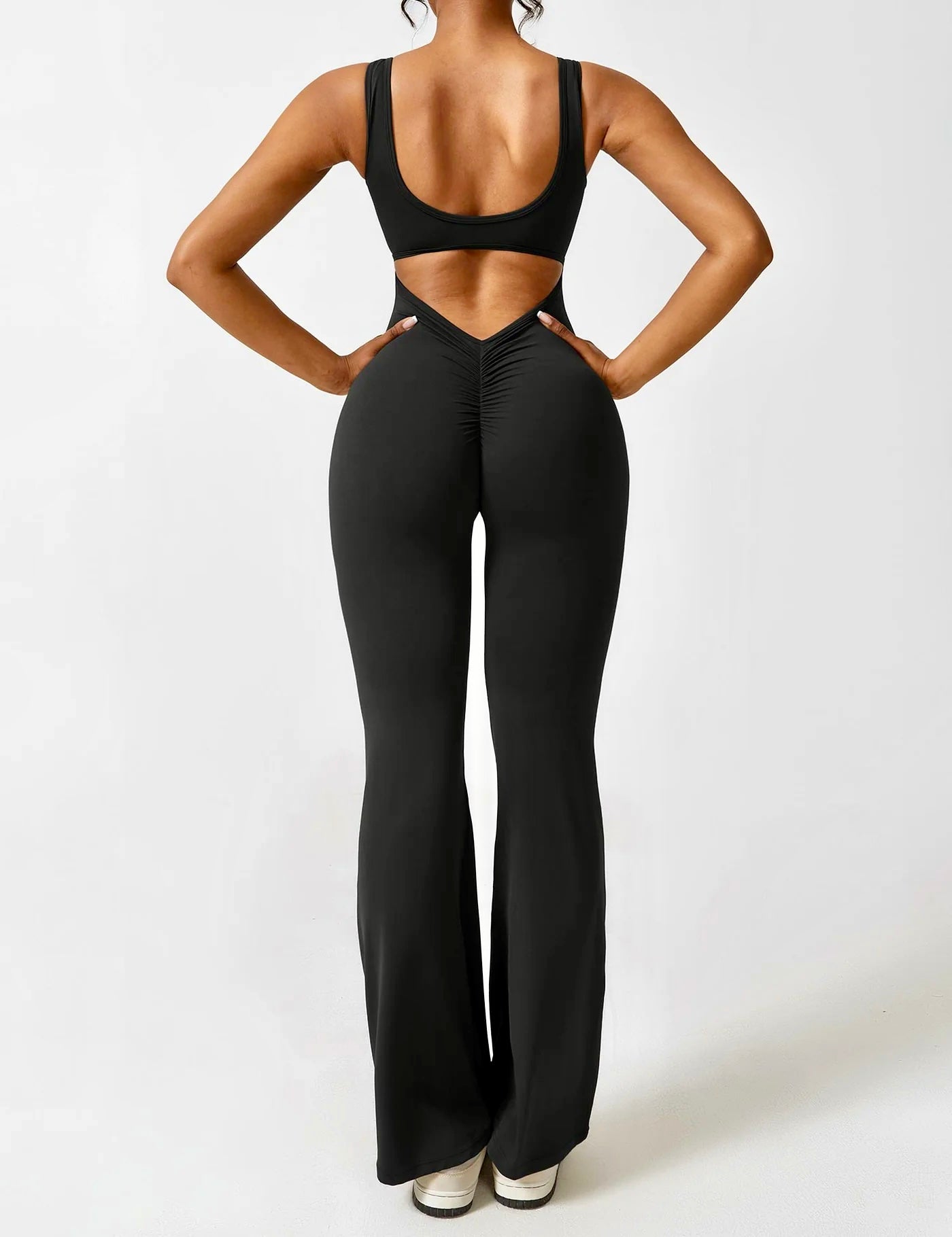 jeni snatched jumpsuit - black