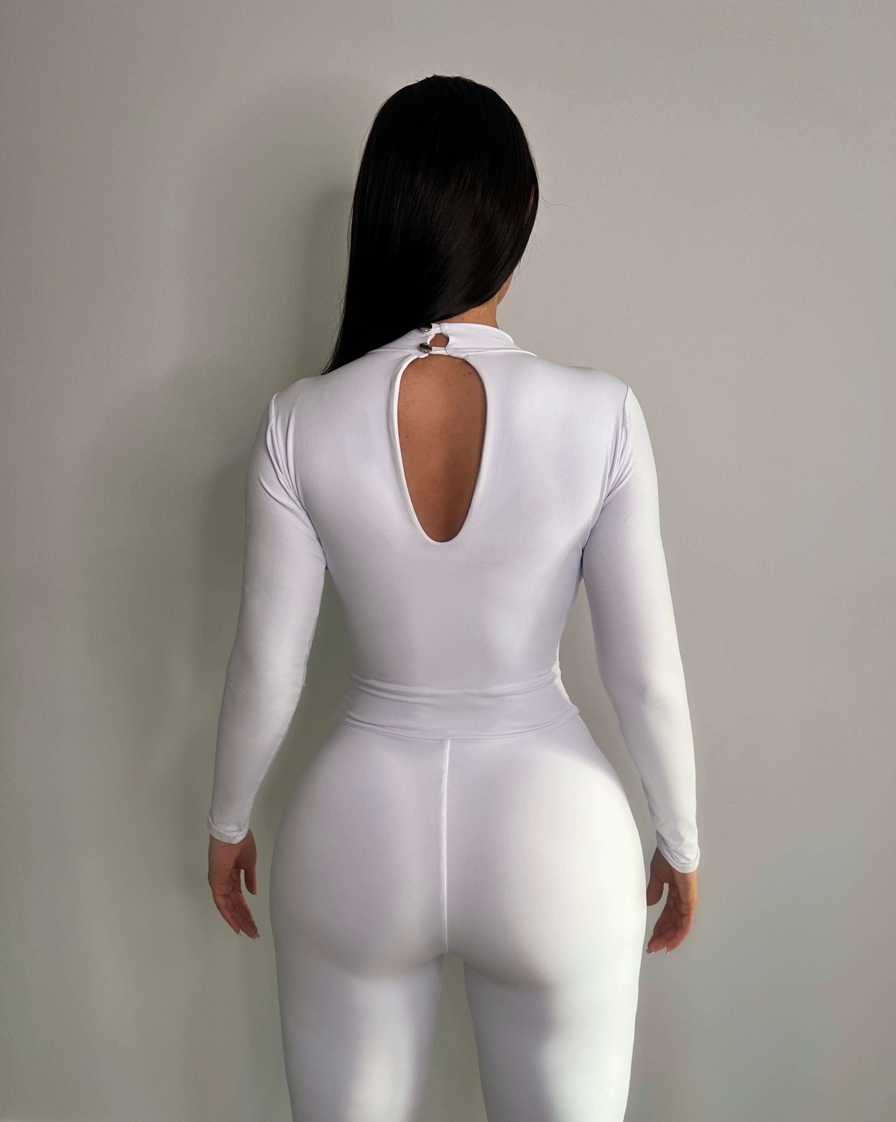 Smooth snatched Jumpsuit - White