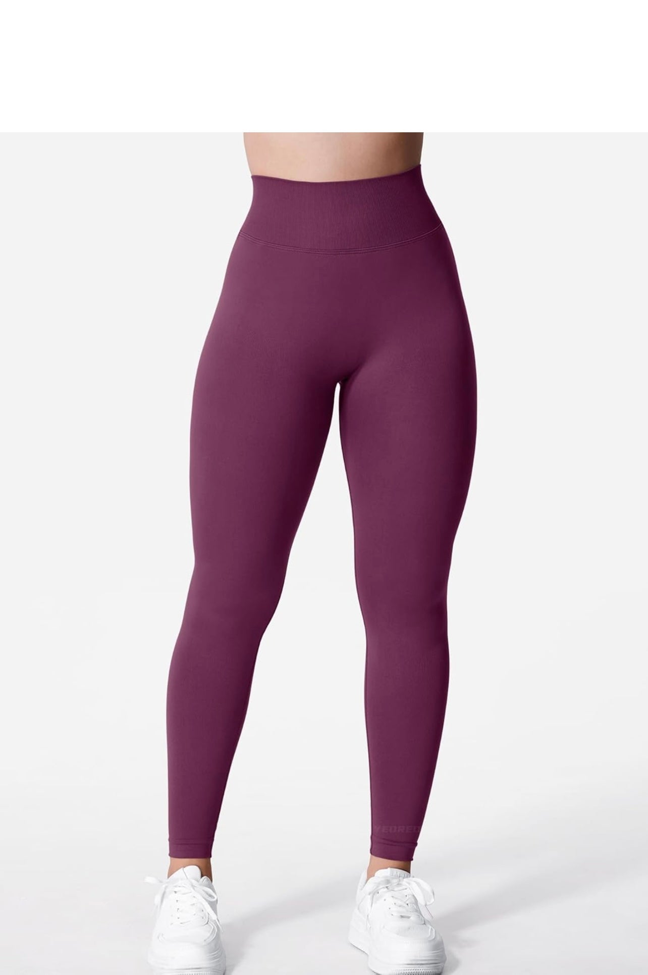 HIGH WAIST, BUTTOCK LIFT V BACK - LEGGINGS -PURPLE GRAPE 1