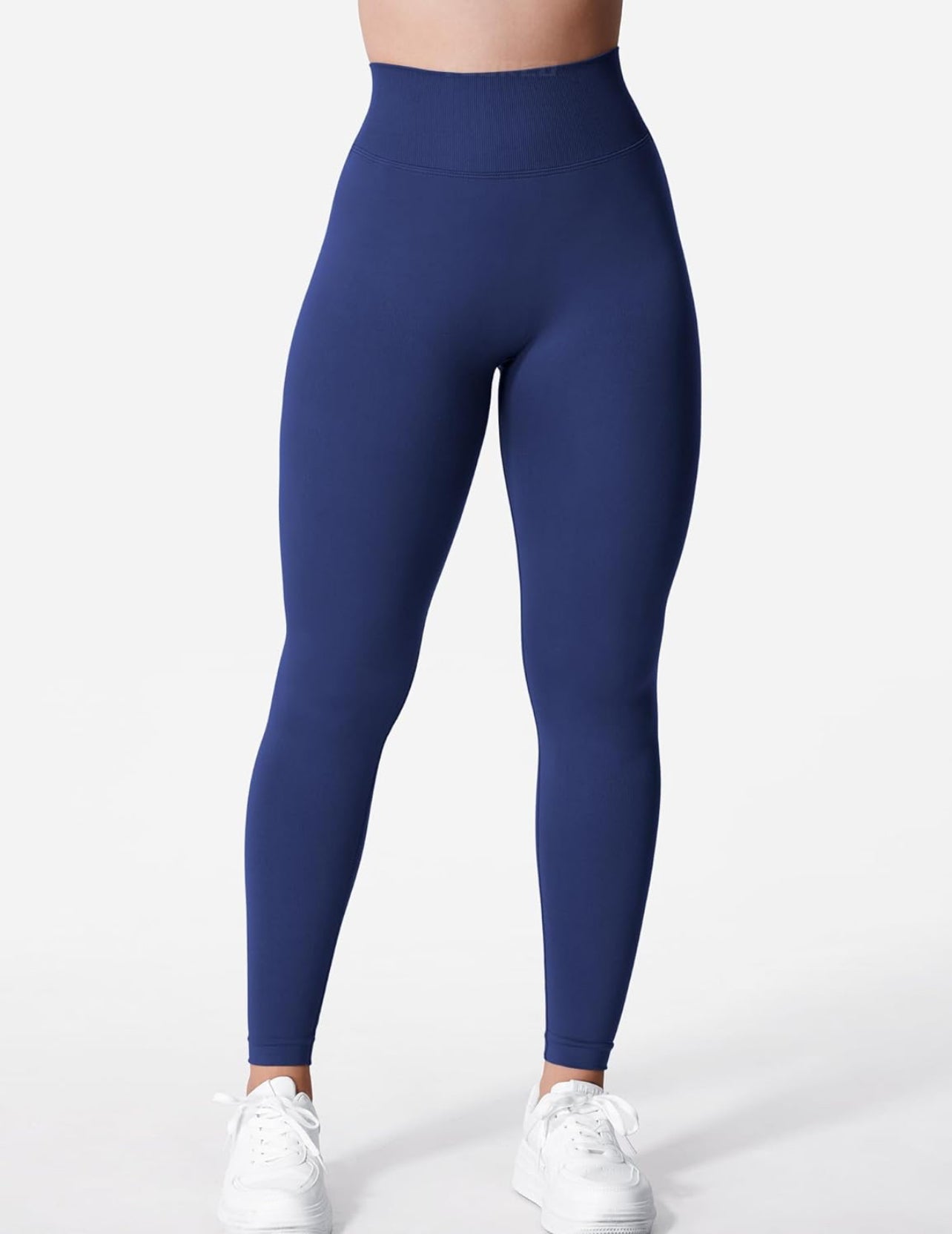 HIGH WAIST, BUTTOCK LIFT V BACK - LEGGINGS -indigo blue 3