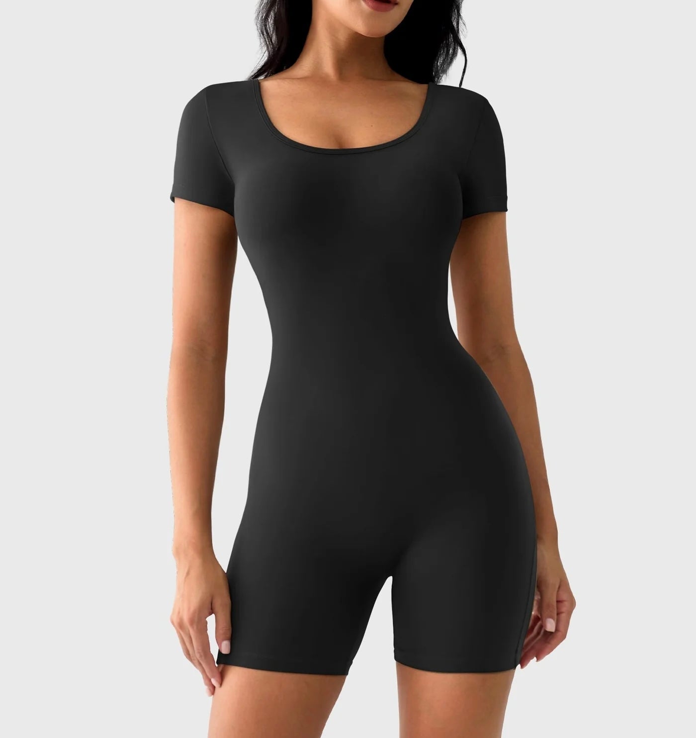 summer time -romper BLACK