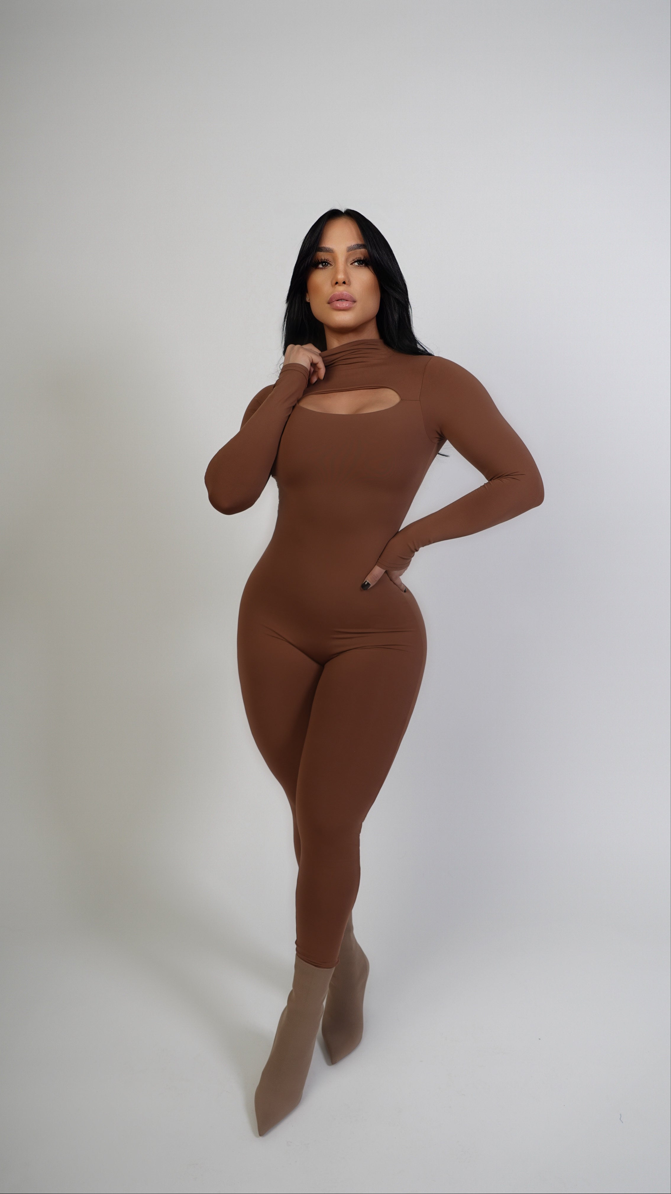 All day every day Jumpsuit - brown