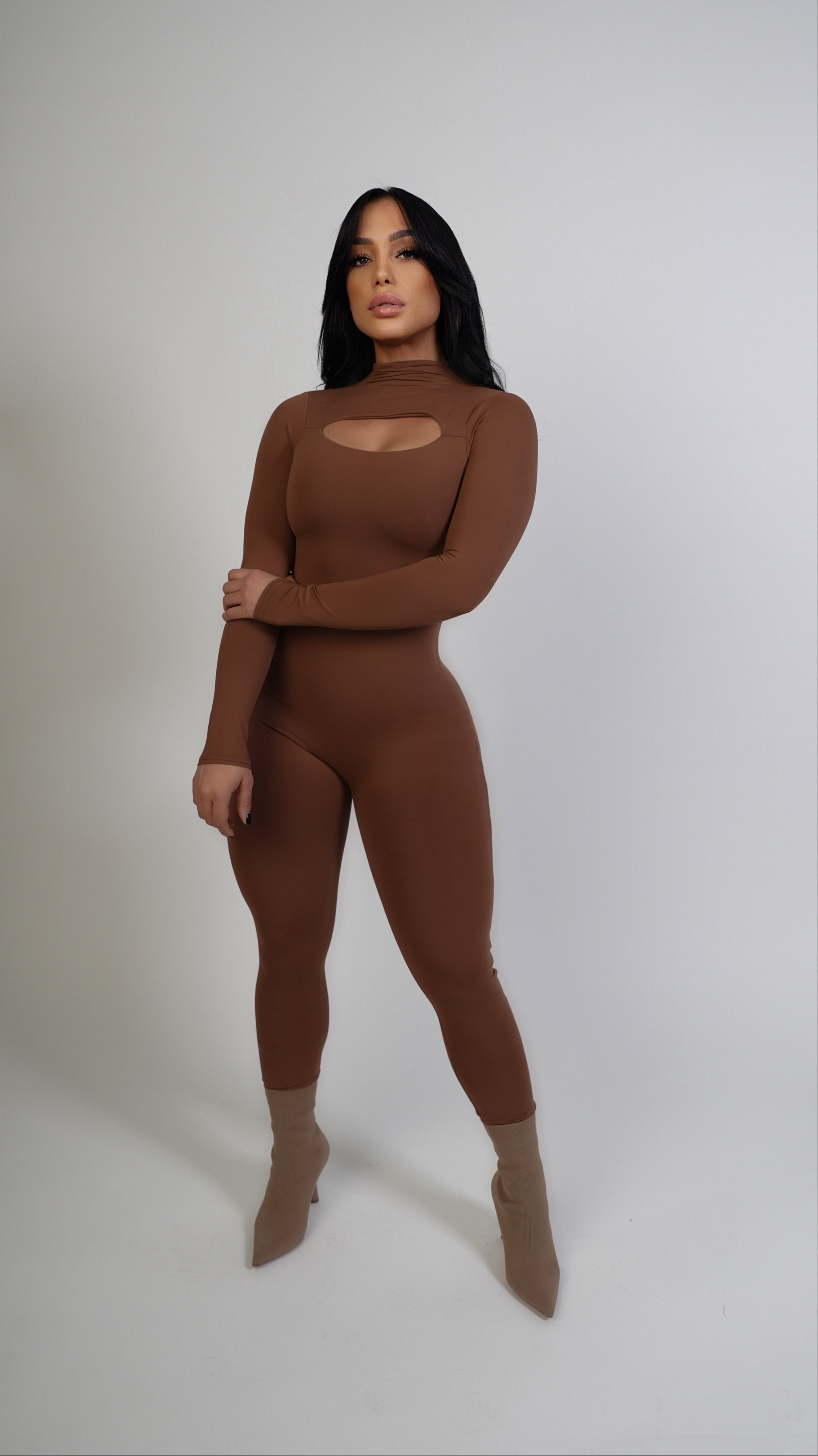 All day every day Jumpsuit - brown