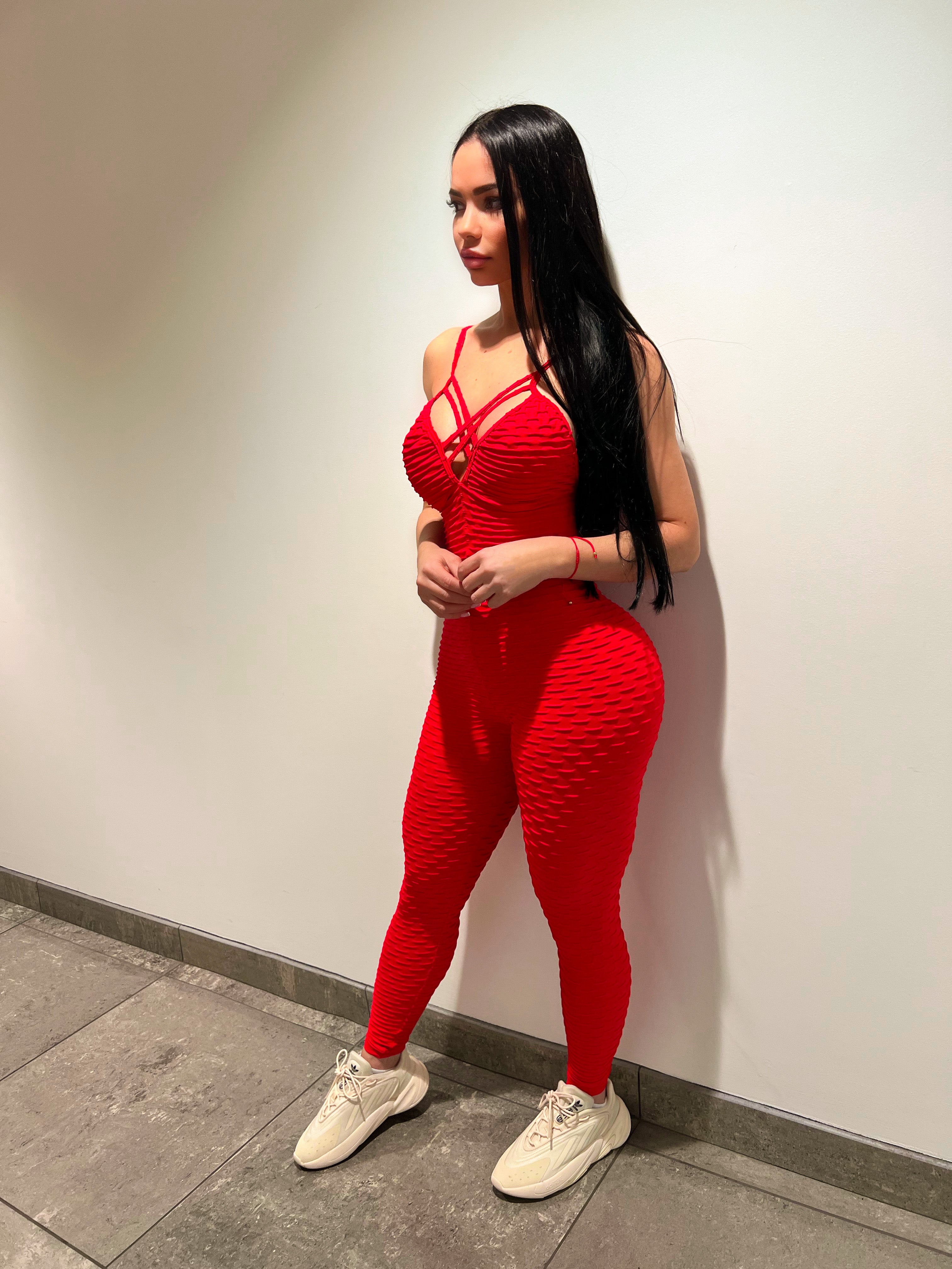 Forever Red Jumpsuit